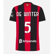 AC Milan Koni De Winter #5 Hemmatröja Dam 2026-27 Korta ärmar